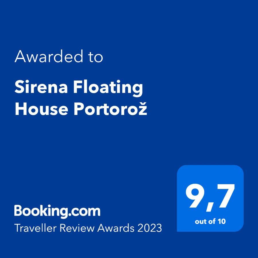 Вилла Sirena Floating House Порторож Экстерьер фото